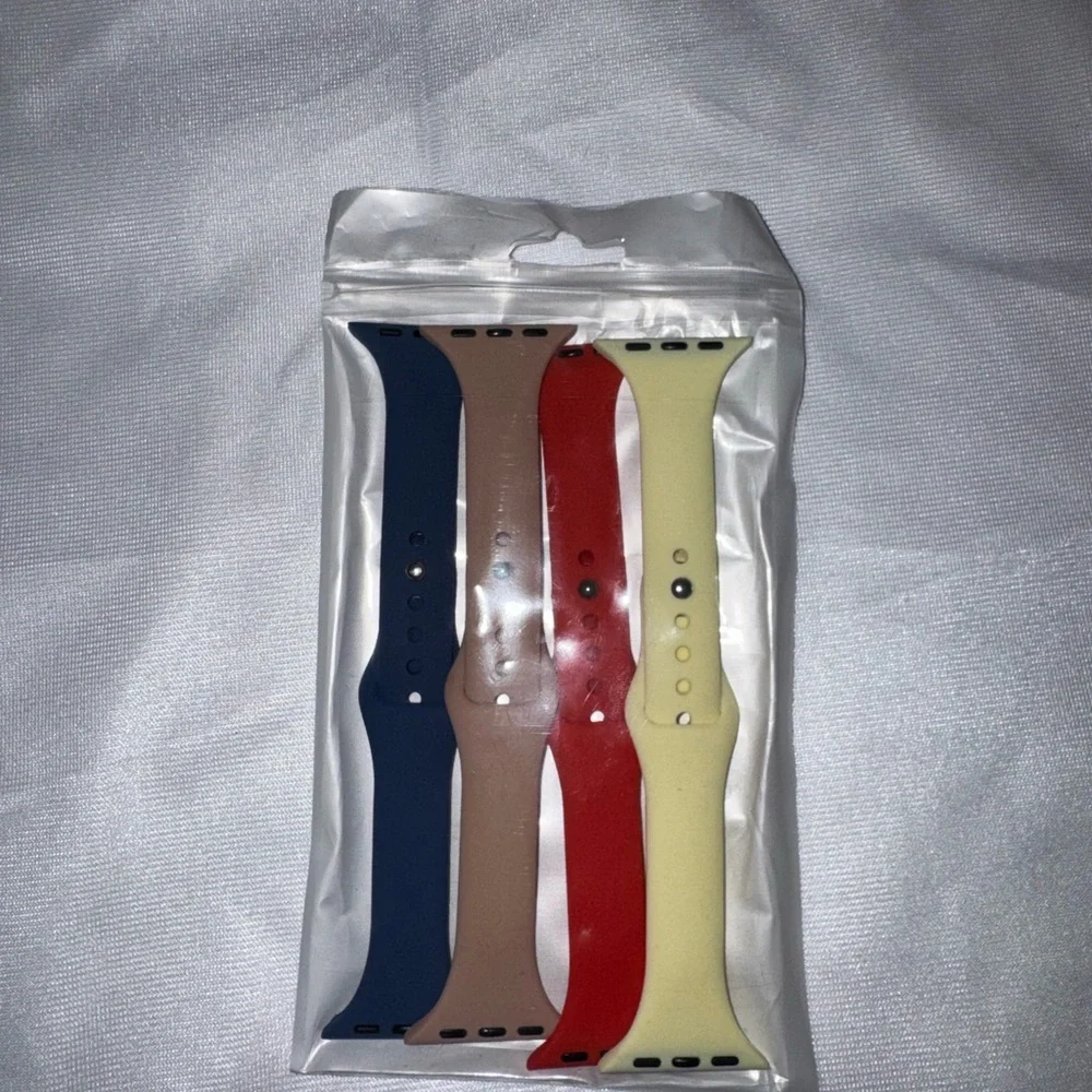 Set of 4 Colorful Watch Bands